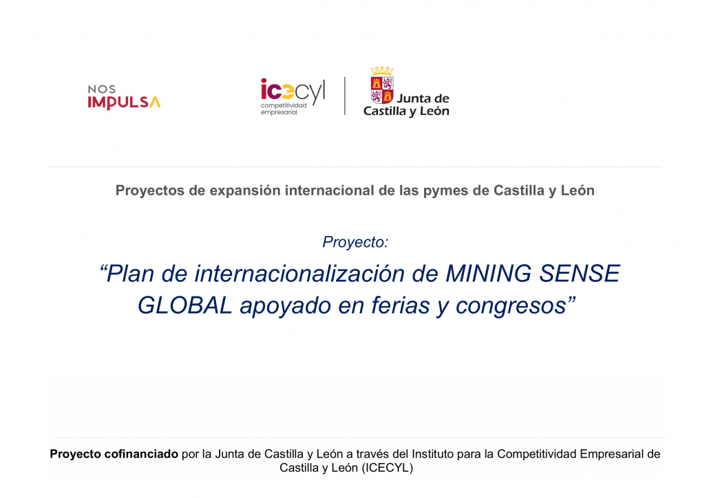 Plan de internacionalización de MINING SENSE GLOBAL Plan de internacionalización de MINING SENSE GLOBAL